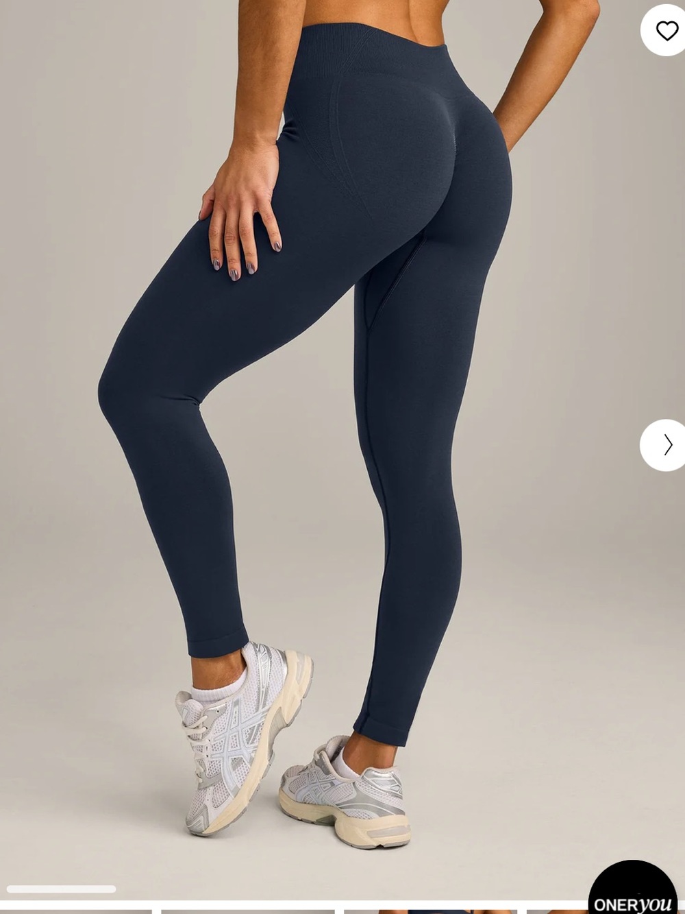 Oner Active Effortless Seamless True Blue Leggings Medium
